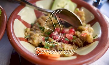 متبل باذنجان بدون طحينة للرجيم