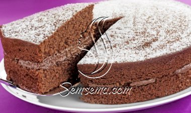 كيكة اسفنجية بالشوكولاتة