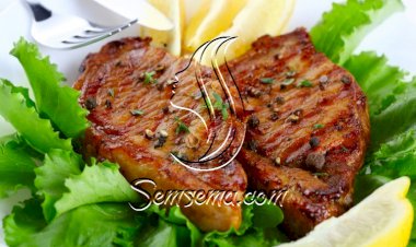 ستيك لحم بنكهة الليمون