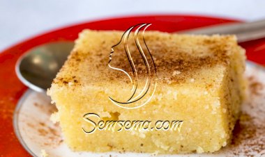حلى السميد البارد بالنسكافيه