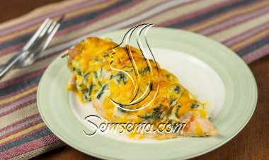 دجاج مشوي مع جبن الشيدر