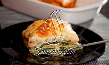 لزانيا بالسلمون