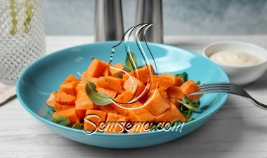 طريقة سلطة البطاطا الحلوة