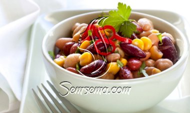 سلطة البقوليات