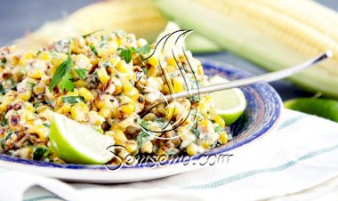 طريقة سلطة الذرة بالزبادي