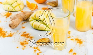 سموذي المانجا بحليب جوز الهند الصحي