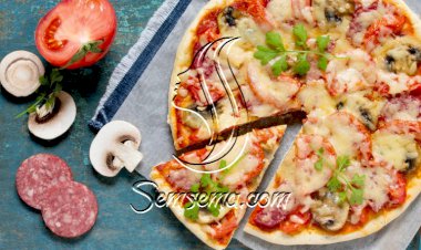 طريقة تحضير بيتزا سهلة