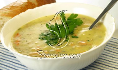 شوربة الشوفان بالخضار