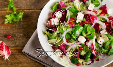 سلطة خضار بصوص الزنجبيل