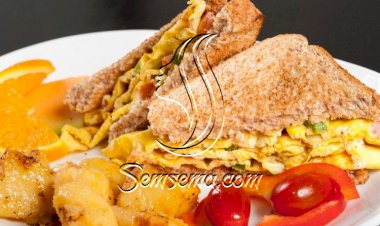 ساندويش الأومليت للرجيم