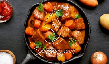 لحم دايت مشوي بالخضار