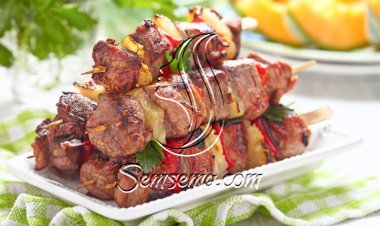 كباب بالخضار