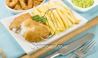 سمك فيليه مشوي مع البطاطس للرجيم