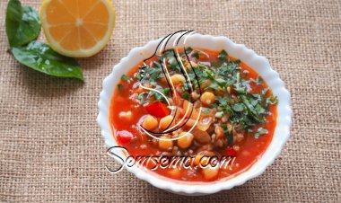 طريقة شوربة الحمص المغربية