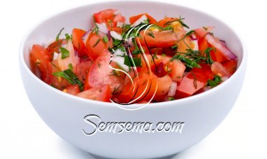 سلطة الطماطم التركية الحارة