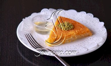 كنافة بالقشطة سهلة