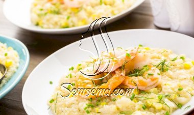 ريزوتو الجمبري بالكاري