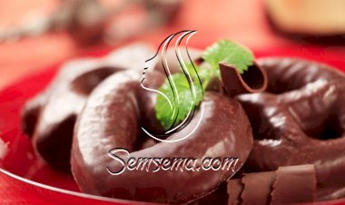 بريتزل مغطى بالشوكولاتة