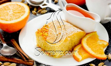 بسبوسة بالبرتقال