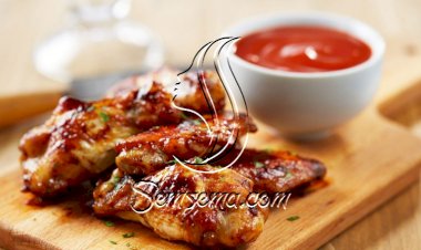 أجنحة الدجاج المتبلة للرجيم