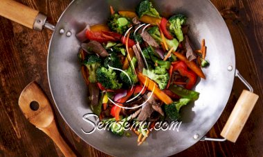 شرائح الستيك بالخضار