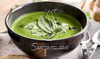 شوربة السبانخ الشتوية