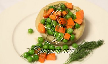 خرشوف محشي خضار سوتيه