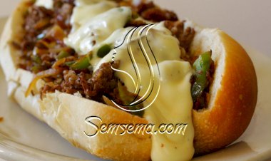 ساندويش الستيك مع الجبن