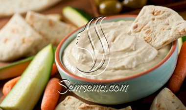 متبل الكوسا بالطحينة