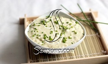 طريقة عمل صلصة المايونيز والخيار والشبت