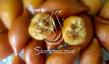 طريقة عمل كبة القطايف بالقشطة البلدي