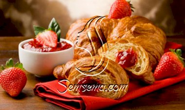 طريقة عمل كروسان الفريز الشهي