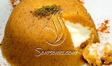 طريقة عمل البسبوسة بالبوظة