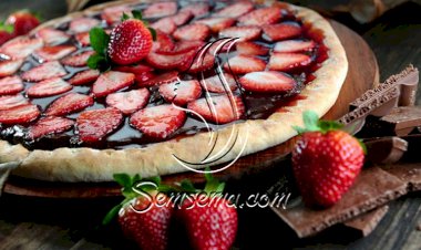 طريقة عمل بيتزا الفريز والشوكولا