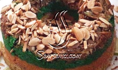 طريقة عمل طبقات الأرز الملون مع الدجاج