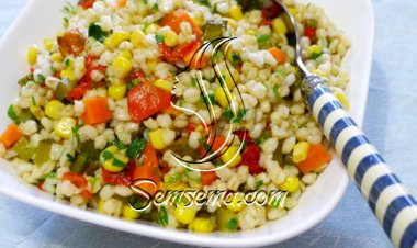 طريقة عمل سلطة القمح المنعشة