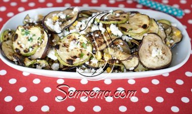 طريقة عمل سلطة الباذنجان والجبنة