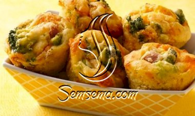 طريقة عمل مافن الخضار بالجبنة