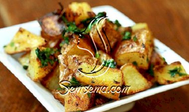 وصفة البطاطا الحرة مع الكزبرة