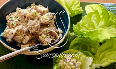 كيفية تحضير سلطة التونة بالمايونيز