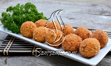 كرات البطاطس بالتونة المقلية