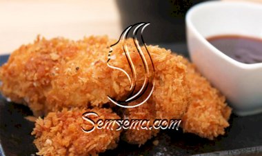 شرائح الدجاج المقلية المقرمشة