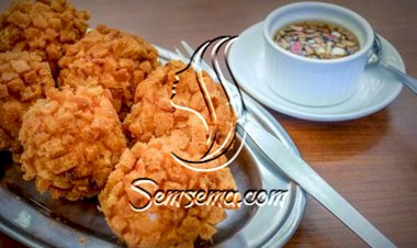 طريقة كرات الروبيان المقلي