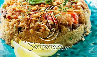 كيفية عمل مقلوبة الخضار باللحم