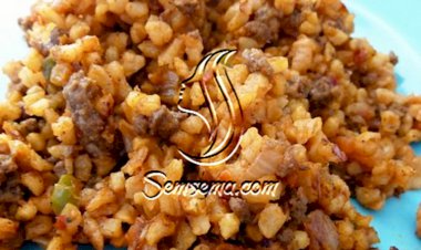 طريقة عمل برغل باللحم المفروم