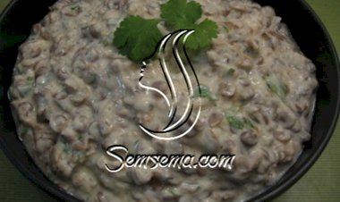 سلطة العدس البني بالزبادي وصفة جديدة