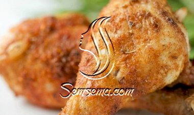 افخاذ الدجاج المقرمشة بالفرن