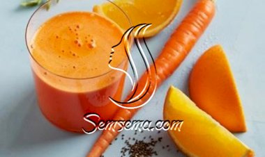 عصير الجزر والبرتقال للتخسيس