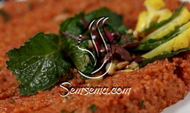 كبة البرغل بالبندورة على الطريقة اللبنانية