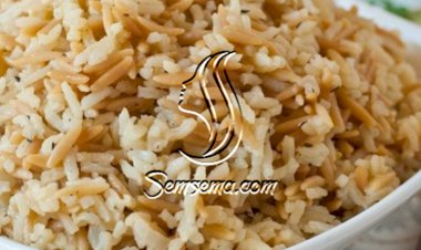 طريقة عمل ارز مفلفل بالشعيرية